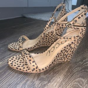 Vici Dolls Cheetah Wedge Sandals